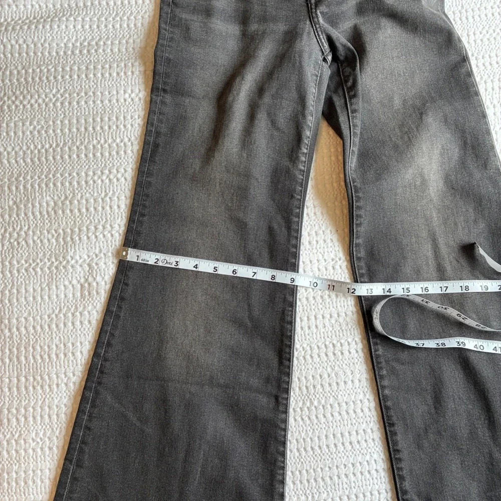 NWT Levi Ribcage Bell Women 26 Dark Gray High Waisted Flare Festival Boho Casual - Picture 13 of 16